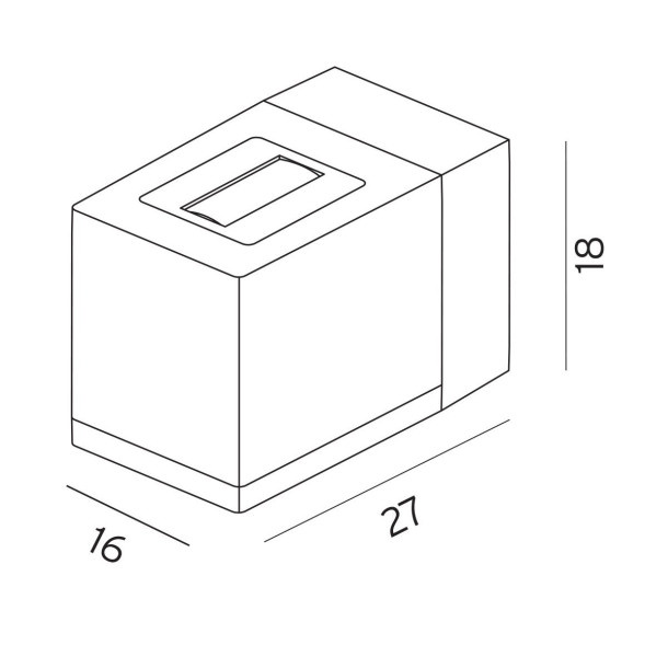Уличный настенный светильник Norlys Voss 1950GR