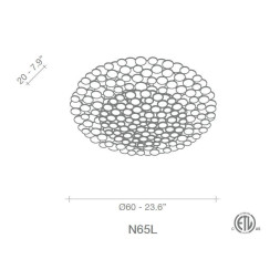 Настенный светильник Terzani Tresor N65L H5 C8