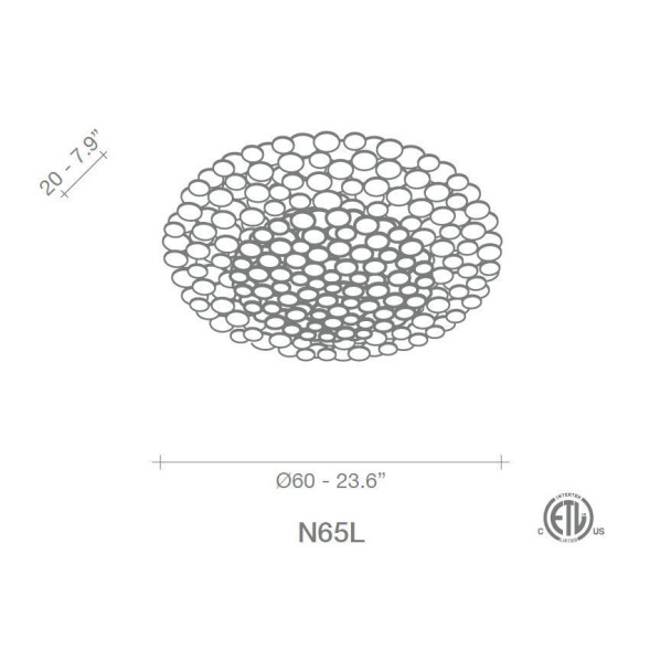 Настенный светильник Terzani Tresor N65L H5 C8