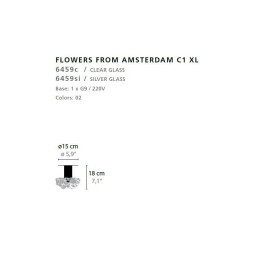 Потолочный светильник Ilfari Flowers from Amsterdam C3 XL 10881 02