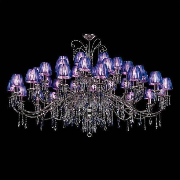 Люстра Beby Ultraviolet 0118B12 Chrome 184 SW Blu Violet