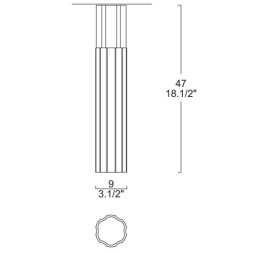 Потолочный светильник Leucos REED 90 PL 0002271