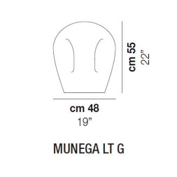 Настольная лампа Vistosi Munega LT G E27 BC