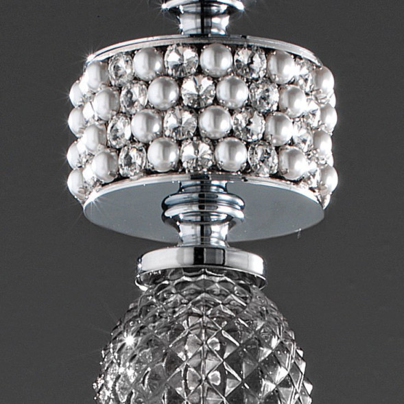 Подвесной светильник Euroluce Toochic S1 SHADE Silver Fume