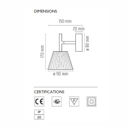 Бра Flos Romeo Babe Soft W F6260007A
