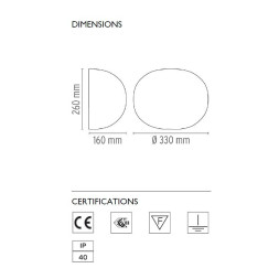 Настенный светильник Flos Glo-Ball W F3022000