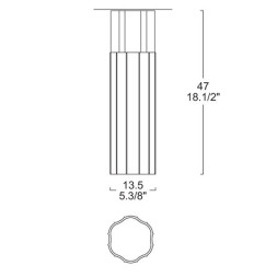 Потолочный светильник Leucos REED 135 PL 0002273