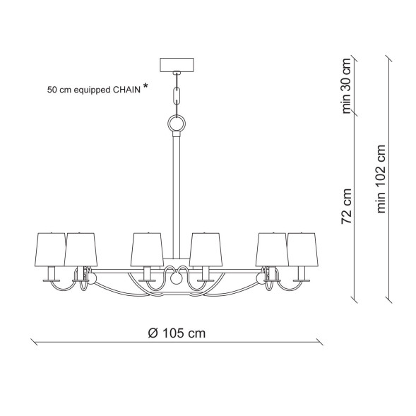 Люстра Patrizia Garganti Nana PG437