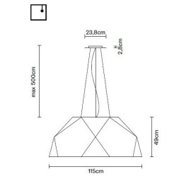 Подвесной светильник Fabbian Crio D81 A13 48