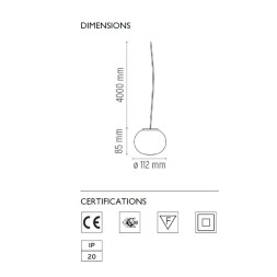 Подвесной светильник Flos Mini Glo-Ball S F4195009