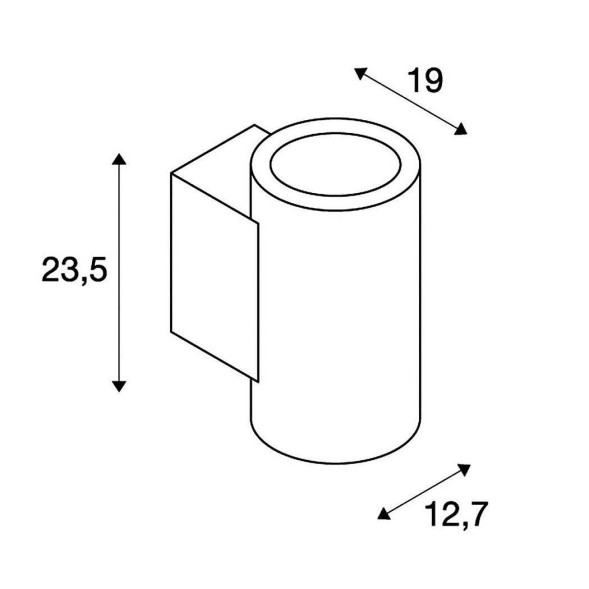 Накладной точечный светильник SLV Supros 114191