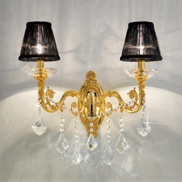 Бра Kolarz Contarini Kristall 1299.62.3.SpT + 2x 0112.S01.Bk