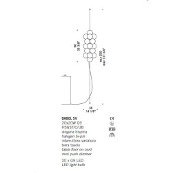 Напольный светильник De Majo BABOL SV 0BABO0SV0