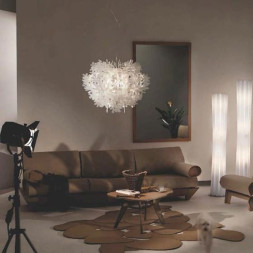 Подвесной светильник Slamp Fiorella SUSPENSION MINI WHITE FIO14SOS0002W_000