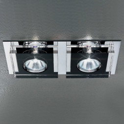 Встраиваемый спот (точечный светильник) Orion Leuchten STR 10-417/2 Schwarz/EBL