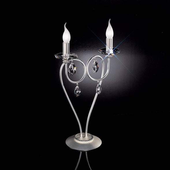 Настольная лампа Effusionidiluce Zelia 5000.4027 Swarowsky Strass