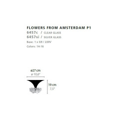 Потолочный светильник Ilfari Flowers from Amsterdam P3 10861 16