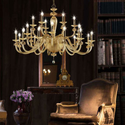 Люстра Euroluce Sheen L12+6+6 gold