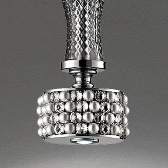 Подвесной светильник Euroluce Toochic S1 LED Silver Fume