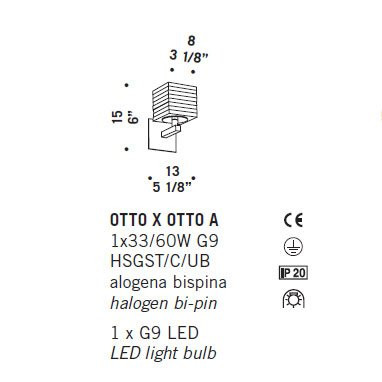 Бра De Majo OTTO X OTTO A 0OTTO0A00