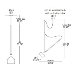Подвесной светильник Leucos BEAMER 17 S/I 0003612