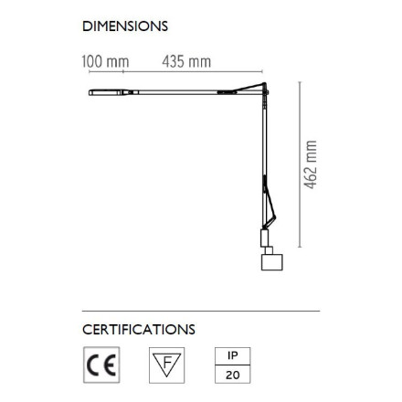 Настенный светильник Flos Kelvin LED Wall support Chrome F3314057