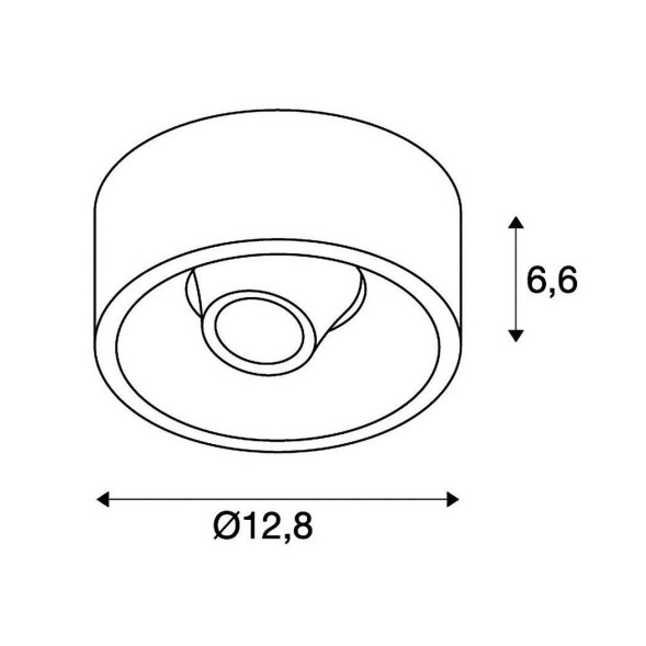Встраиваемый спот (точечный светильник) SLV Occuldas 117361