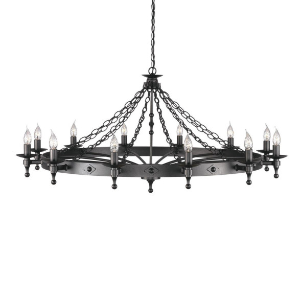 Люстра Elstead Lighting Warwick WR12 GRAPHITE
