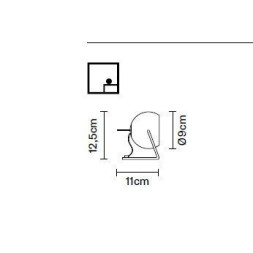 Настольная лампа Fabbian Beluga Colour D57 B03 03
