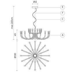 Люстра Karman Snoob SE609N