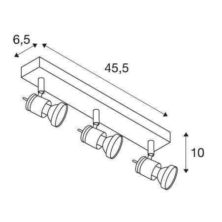 Настенно-потолочный светильник SLV Asto 147443