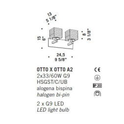 Бра De Majo OTTO X OTTO A2 0OTTO0A20