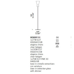 Торшер De Majo MEMORY R1 0MEMO0R11