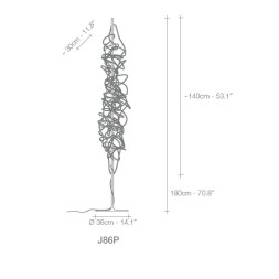 Напольный светильник Terzani Doodle J86P M4 C8