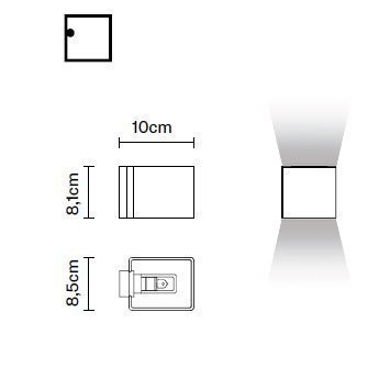 Настенный светильник Fabbian Bijou D75 D15 15