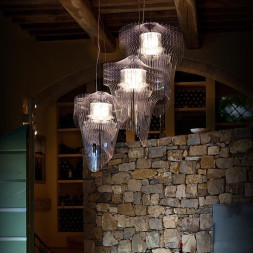 Подвесной светильник Slamp Aria SUSPENSION M TRANSP ARI84SOS0002T_000
