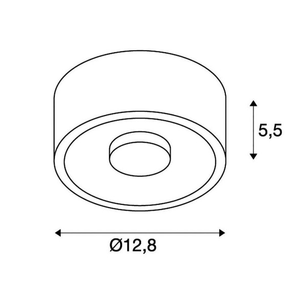Встраиваемый спот (точечный светильник) SLV Occuldas 117351