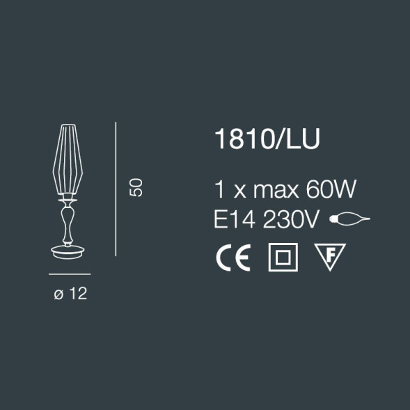 Настольная лампа Bellart Karma 1810/LU 05/P09