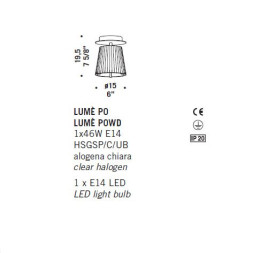 Потолочный светильник De Majo LUME P0WD 0LUME0P01