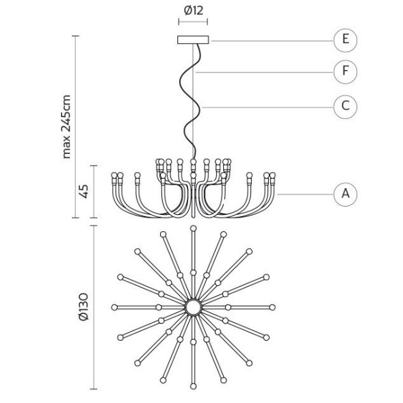 Люстра Karman Snoob SE609B
