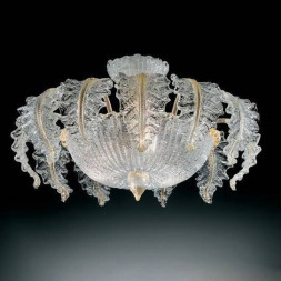 Потолочный светильник Vetri Lamp 1009/55 Cristallo/Oro