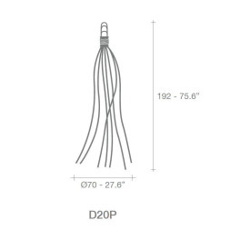 Торшер (напольный светильник) Terzani Hugo D20P F3 A1