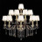 Бра Beby Casablanca 0119A06 Light Gold 192 Swarovski Almond