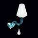 Бра Beby Group Pure 7820A02 Chrome Turquoise Capri White White Silver Leaf