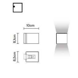 Настенный светильник Fabbian Bijou D75 D15 01