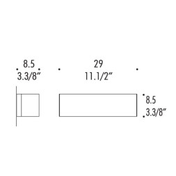 Бра Leucos BLOCK P29 0003835