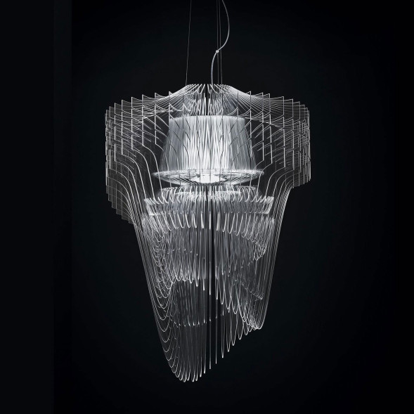 Подвесной светильник Slamp Aria SUSPENSION L TRANSP ARI84SOS0003T_000