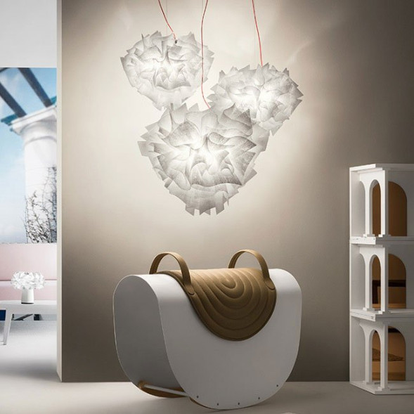 Подвесной светильник Slamp Veli SUSPENSION COUTURE VEL78SOS0001BW000