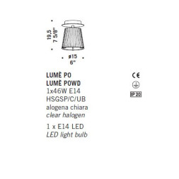 Потолочный светильник De Majo LUME PO 0LUME0P00