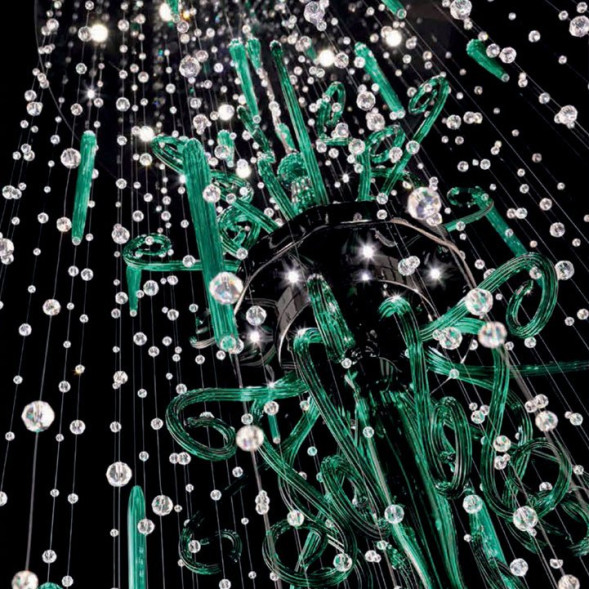 Потолочный светильник Euroluce Meteorite 90 Green